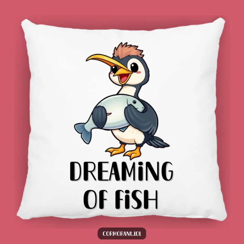 Soft Funny Kawaii Cormorant Pillow: Cuddle Up with This Funny Gift!