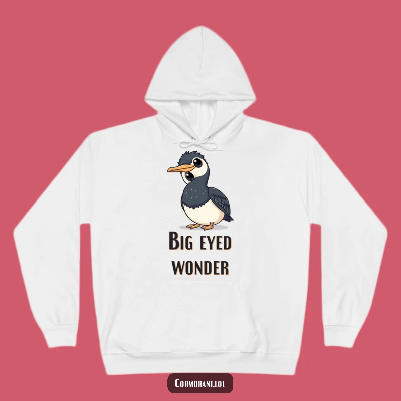 Funny Cormorant Wonderer Hoodie - Cozy & Hilarious Curious Bird Gift!