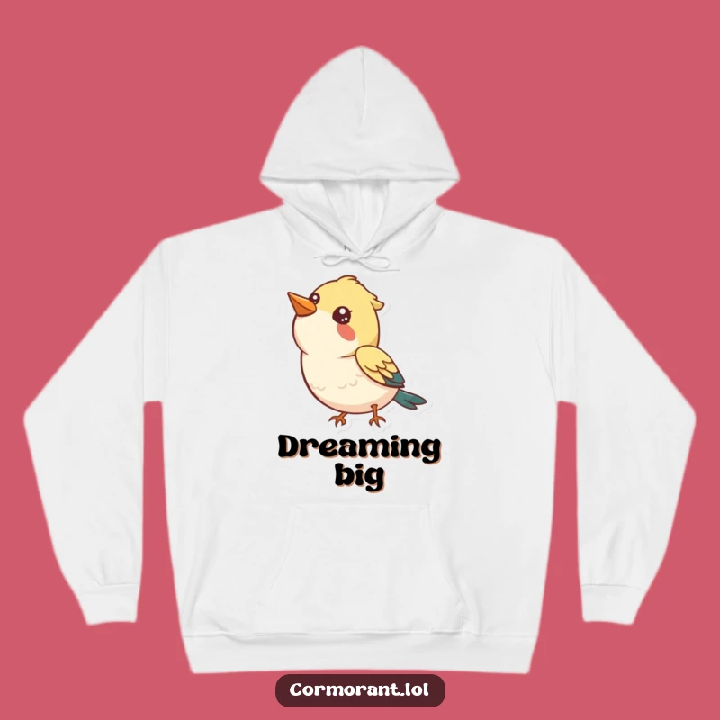 Funny Curious Bird Hoodie: Cozy Up to Optimism, Ideal Funny Gift!