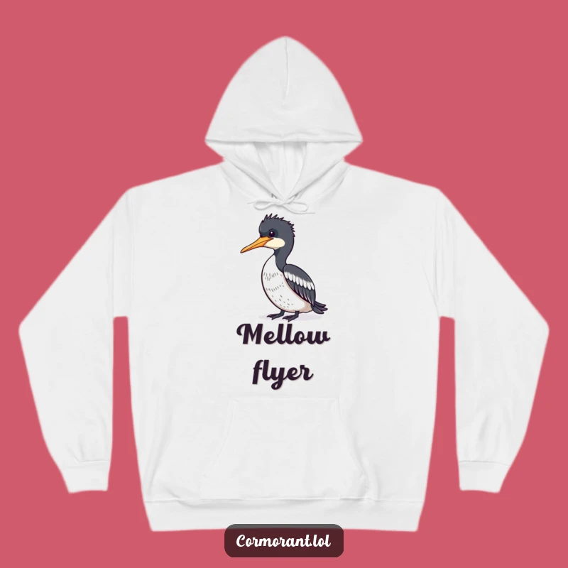 Funny Chill Cormorant Hoodie: Hilarious Bird Design for Cozy Relaxation Moments