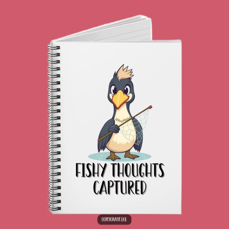 Funny Cormorant Surprise Notebook: Comedic Bird Journal for Your Thoughts