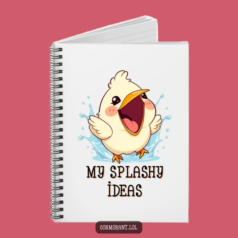 Funny Bird Splash Notebook - Journal Your Cheerful Moments