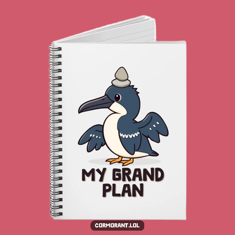Funny Kawaii Cormorant Notebook: Balance Notes, Cute & Practical Gift