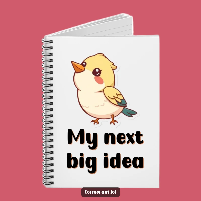 Funny Curious Bird Notebook: Capture Your Thoughts with a Smile, Ideal Funny Gift!