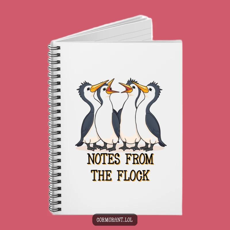 Funny Cormorant Laugh Notebook: Kawaii Bird Journal, Perfect Humorous Gift!