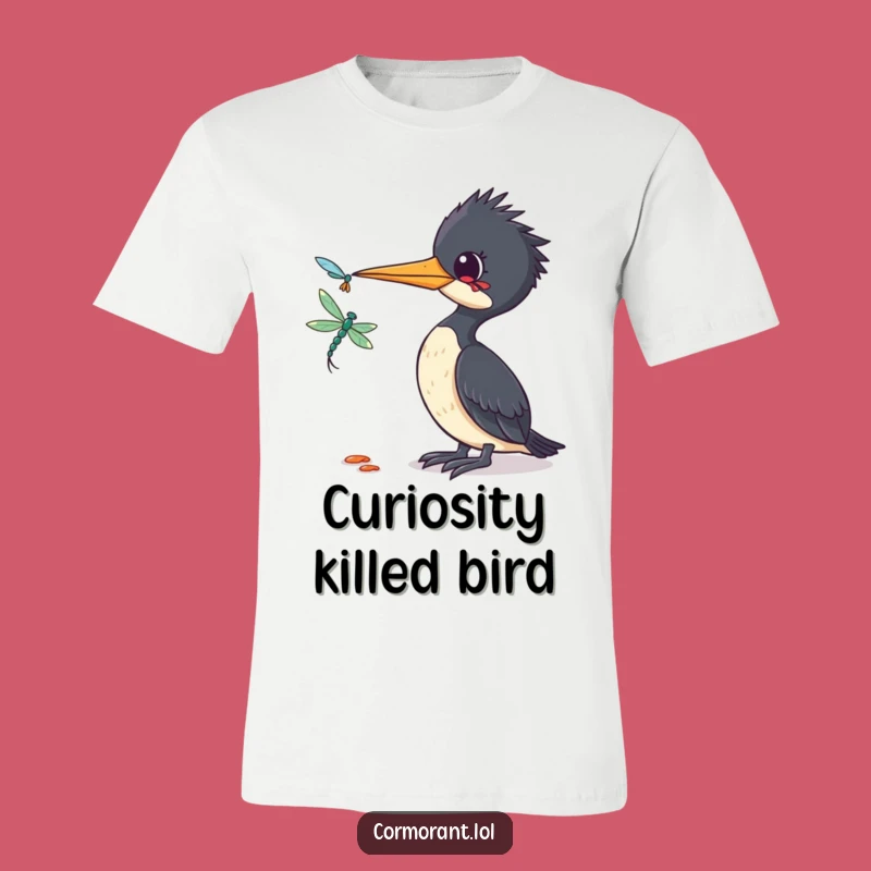 Funny Cormorant Dragonfly Watch T-Shirt: Wear Your Curiosity with Pride